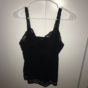 Black tank top